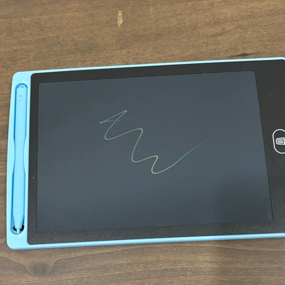 Blue LCD Writing Tablet with Stylus